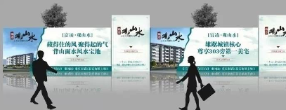 玛沁错落形地产围挡
